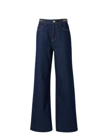 Jeans Wide Leg Blu Denim a Vita Alta | Vero Moda