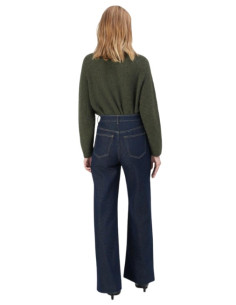 Jeans Wide Leg a Vita Alta Blu Denim - Vero Moda