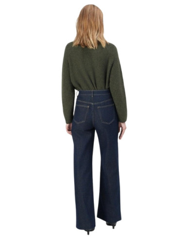 Jeans Wide Fit con Dettaglio Catena Donna