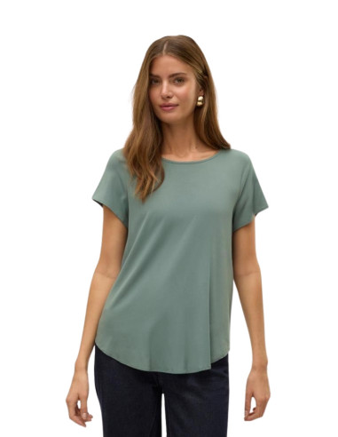 T-shirt EcoVero donna verde Vero Moda