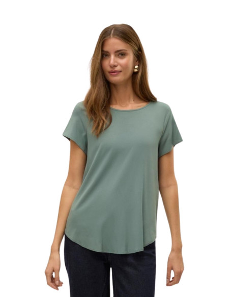 T-shirt EcoVero donna verde Vero Moda