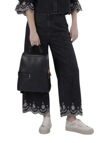 Zaino Nero CafèNoir Effetto Pelle - C3MA1001 | Elegante e Capiente