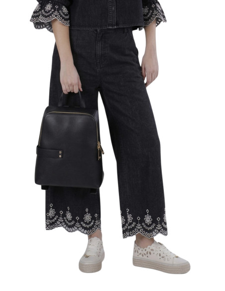 Zaino Nero CafèNoir Effetto Pelle - C3MA1001 | Elegante e Capiente