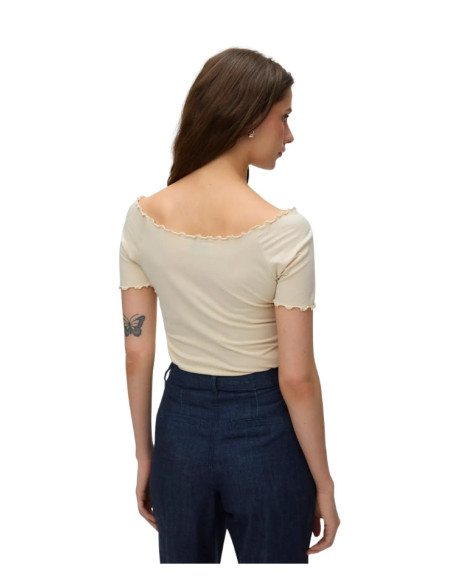 Top panna donna scollo omerale Vero Moda