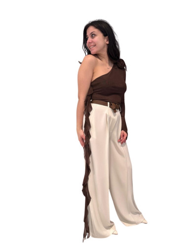 Top monos palla volant laterale MORO