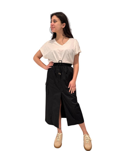 Gonna Utility Midi con Coulisse e Spacco