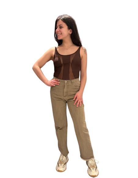 Pantalone tela denim