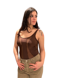 Body moro con trasparenze tulle Nosecret