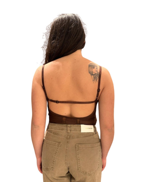 Body moro con trasparenze tulle Nosecret