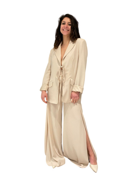 Giacca cady laccetti LATTE