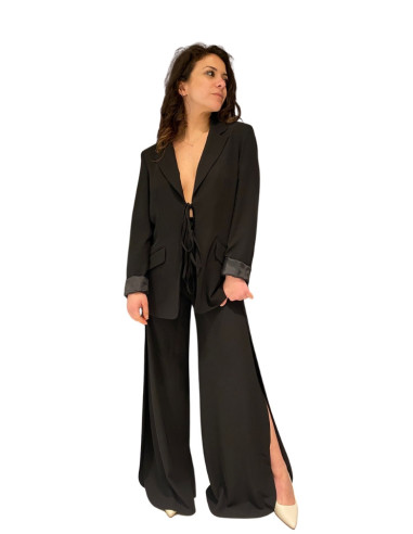 Giacca Cady con Laccetti Nera Motel