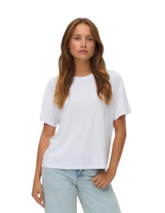 T SHIRT TENCEL BIANCO