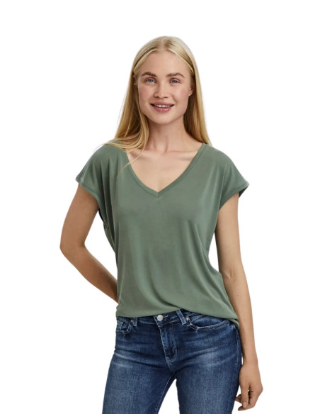 T shirt scollo v modal