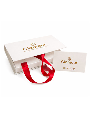 Gift Card Glamour 200€ con Nastro Rosso | Regalo Elegante Moda