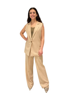 Gilet lungo monopetto AVENA