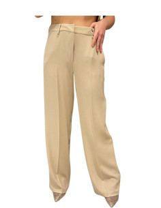 Pantalone elegante beige donna cady Tensione In