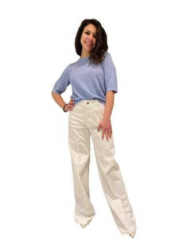 Pantapalazzo Donna Tela Denim