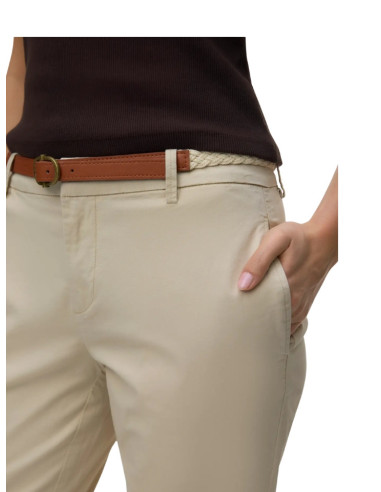 Pantalone chino beige donna Vero Moda | Slim estivo con cintura