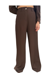 Pantalone palazzo moro donna Motel | Vita alta elegante