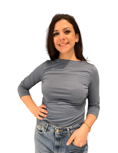 Top polvere donna scollo a barca Vero Moda